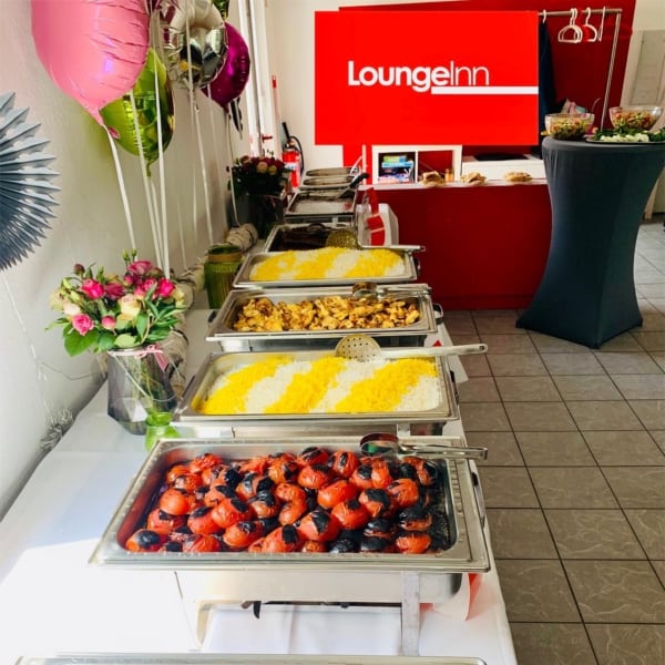 Buffet im LoungeInn im Hildener Osten